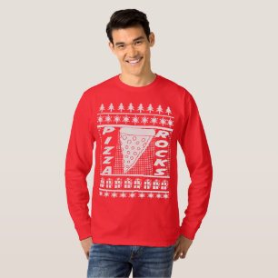 Pizza Rocks Christmas T-Shirt