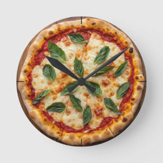 Pizza Round Clock