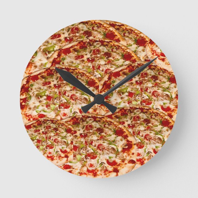 pizza Round clock (Front)
