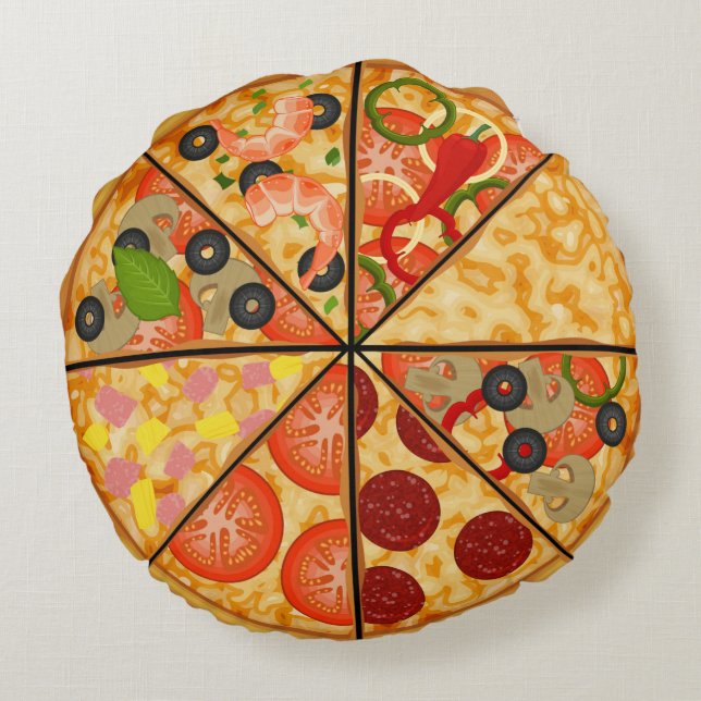 Pizza Round Cushion (Back)
