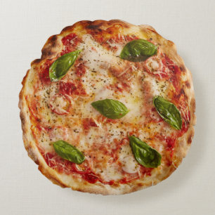 Pizza Round Throw Pillow