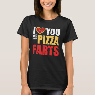 Pizza Sayings I Love You And Deine Pizza [German L T-Shirt