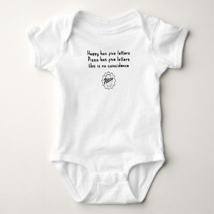 Pizza Sayings Lover Foodie Baby Bodysuit