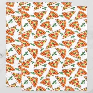 Pizza Scrapbook Paper