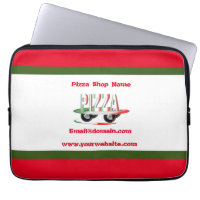 Pizza service,red green ,personalised 