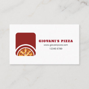 Pizza Shop Business Card
