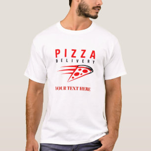 🍕 Pizza Shop Delivery Staff Uniform Crew 🍕 T-Shirt