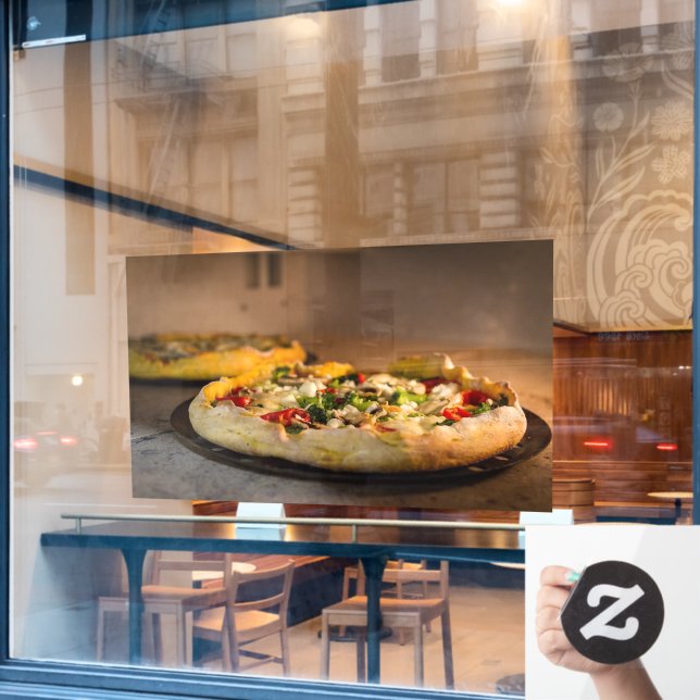 Pizza Shop Oven Cook Italian Pizzeria Oven Lunch (Cafe Window)