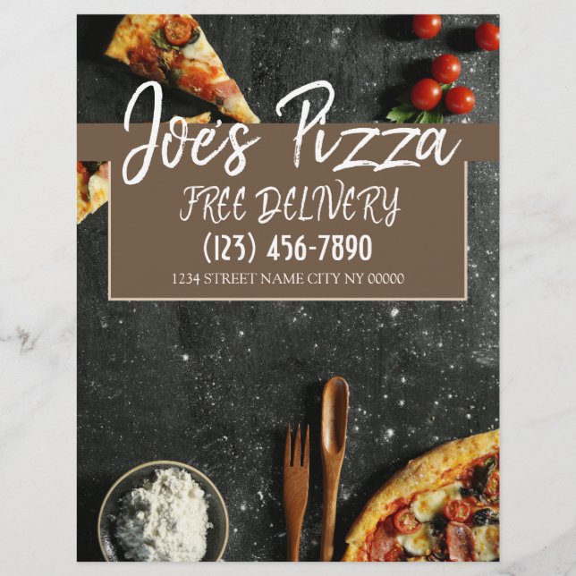 Pizza Shop Restaurant Flyer (Front)