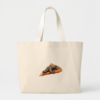 Pizza Slaoth Large Tote Bag