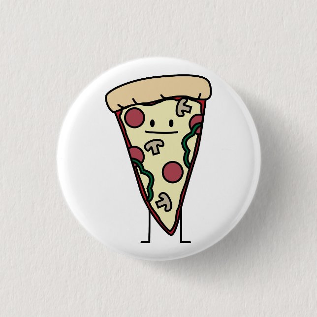 Pizza Slice 3 Cm Round Badge (Front)