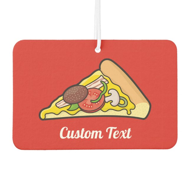 Pizza Slice Car Air Freshener (Front)