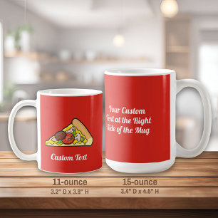Pizza slice coffee mug