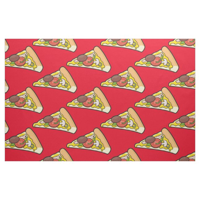 Pizza slice fabric (Fat Quarter)