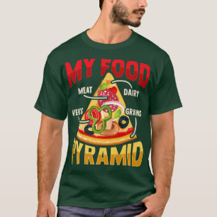 Pizza Slice Food Pyramid Design for a Pizza Lover T-Shirt