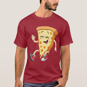 pizza slice fun graphic tee for food lovers t-shir