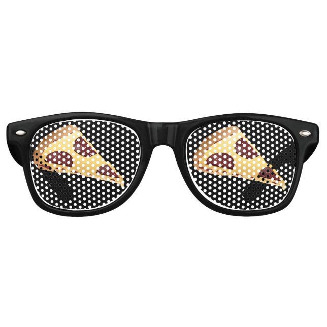 PIZZA SLICE FUNNY SUNGLASSES  (Front)