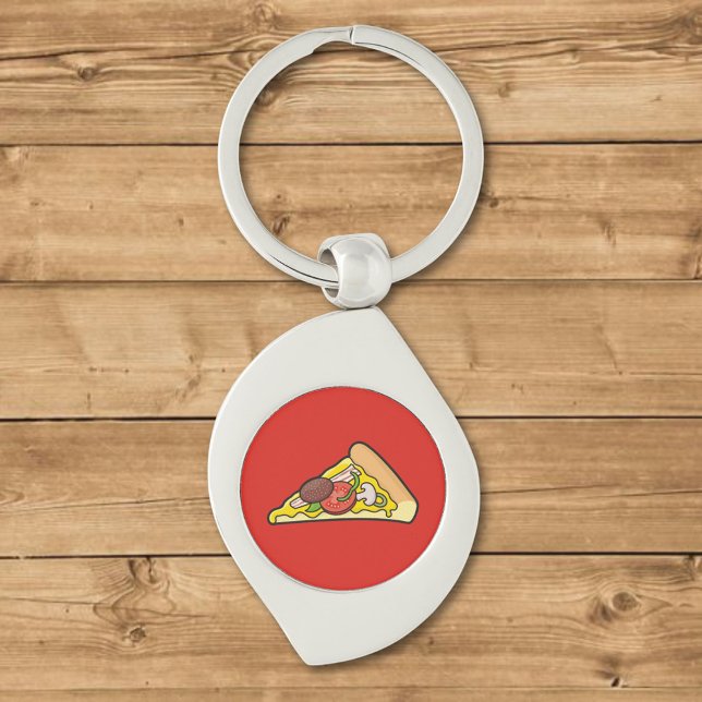 Pizza slice key ring (Creator Uploaded)