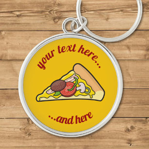 Pizza Slice Keychain