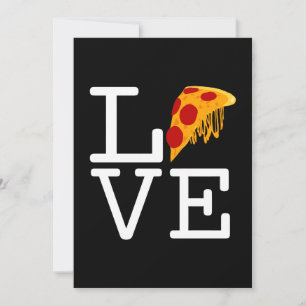 Pizza Slice Love Holiday Card