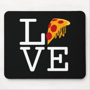 Pizza Slice Love Mouse Pad