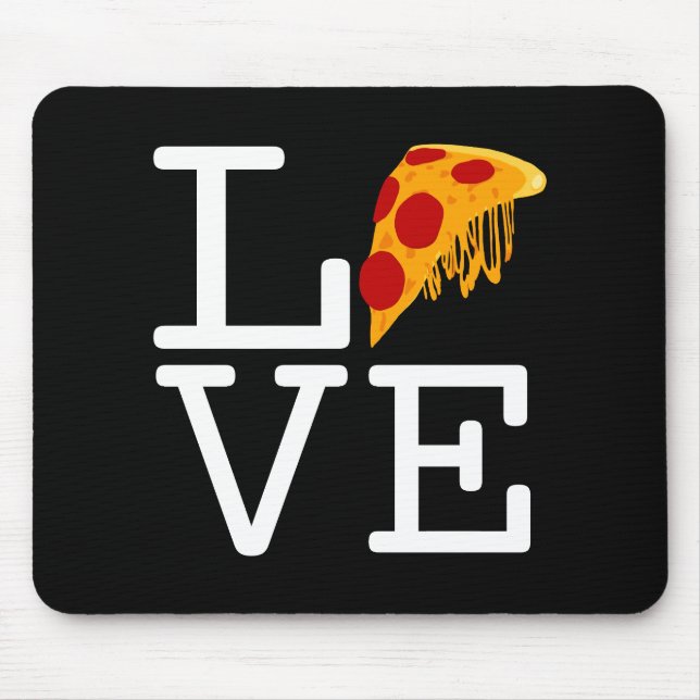 Pizza Slice Love  Mouse Pad (Front)