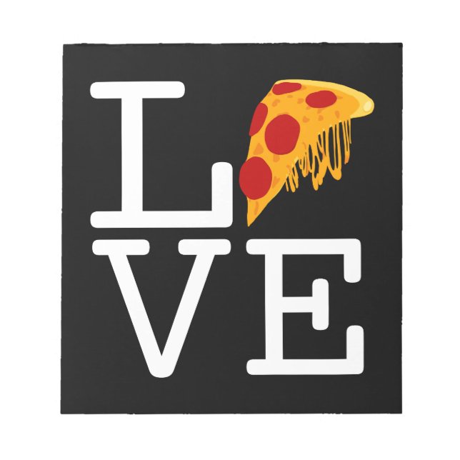 Pizza Slice Love Notepad (Front)