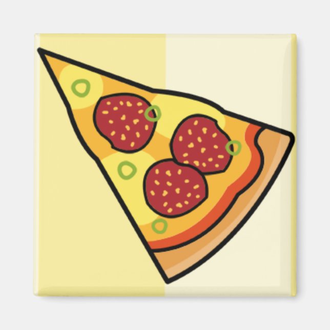 Pizza Slice Magnet (Front)
