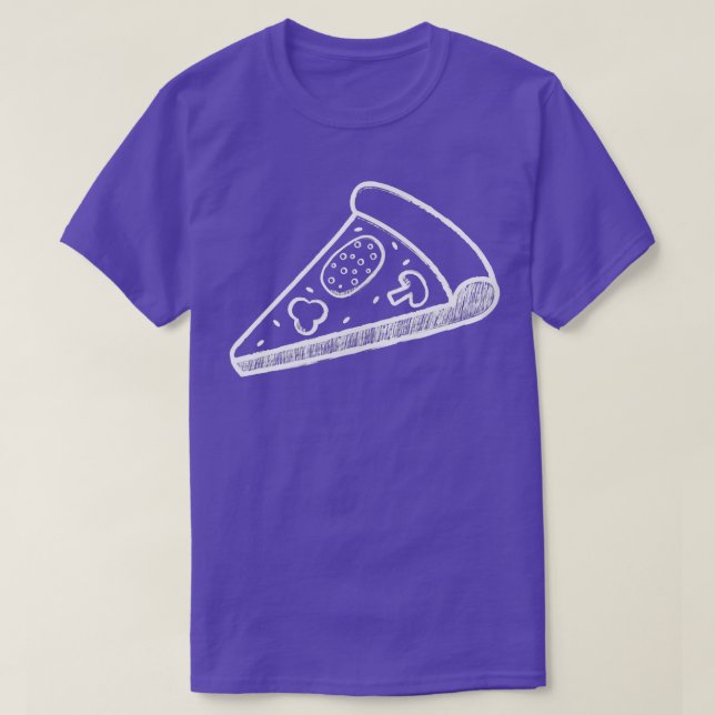 Pizza Slice Matching Couple For Food Lovers Pizza  T-Shirt (Design Front)