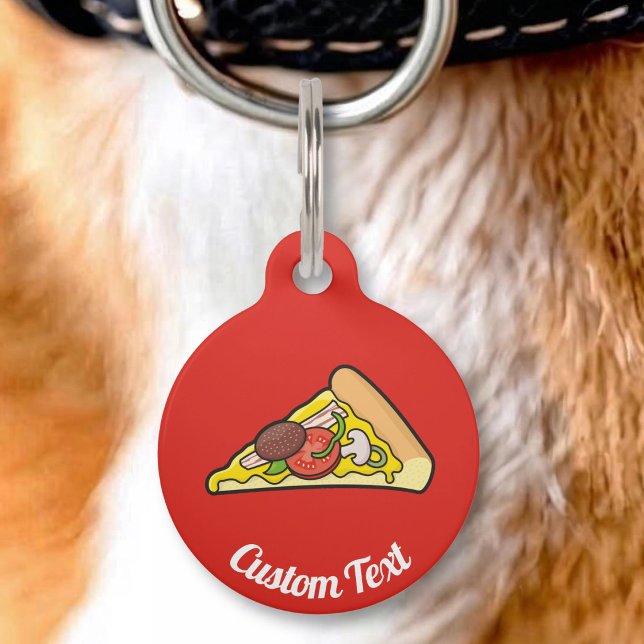 Pizza Slice Pet Name Tag (Creator Uploaded)