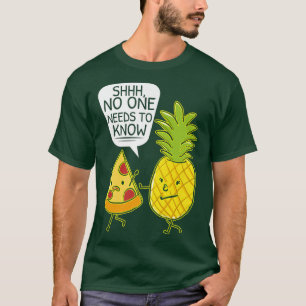 Pizza Slice Pineapple Lover Tropical Fruit Food T-Shirt