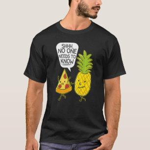 Pizza Slice Pineapple Tropical Fruit Food T-Shirt