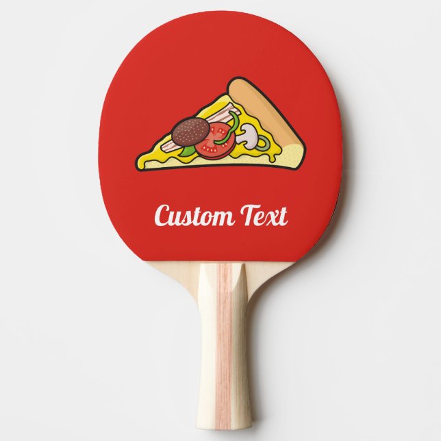 Pizza Slice Ping Pong Paddle (Front)