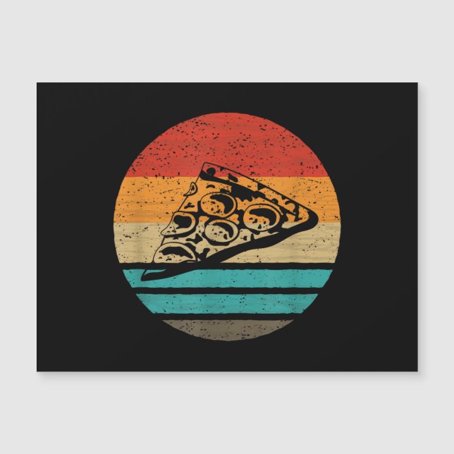 Pizza Slice Retro Style Vintage (Front)