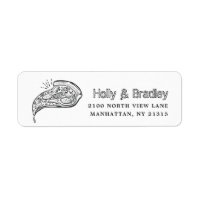 Pizza Slice | Return Address Label