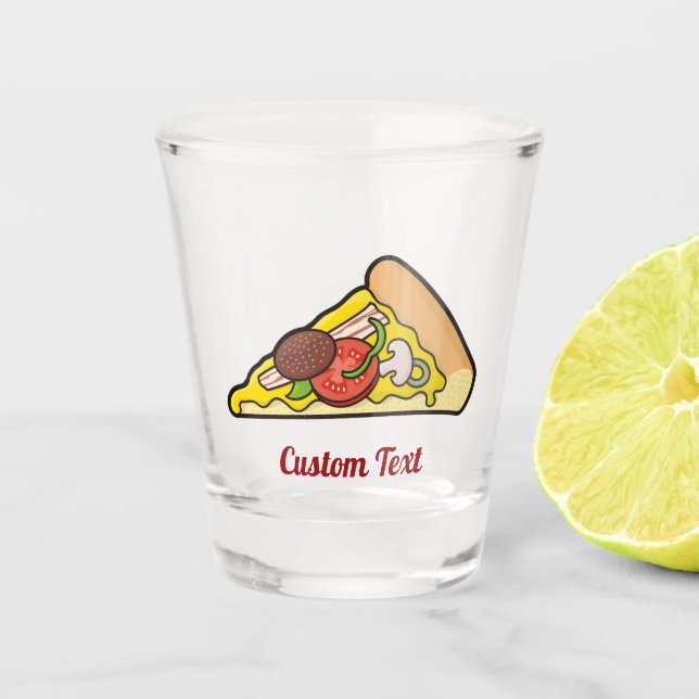 Pizza Slice Shot Glass (Front)
