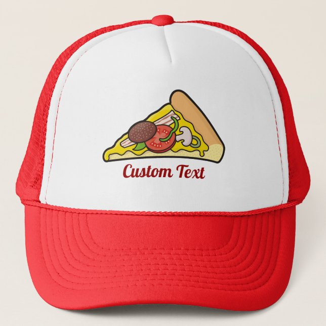 Pizza slice trucker hat (Front)