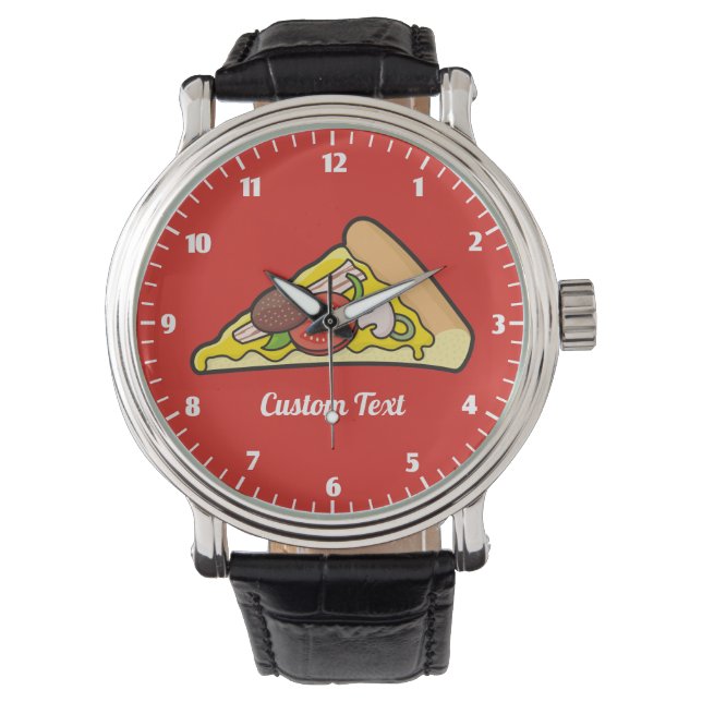 Pizza Slice Wristwatch (Front)