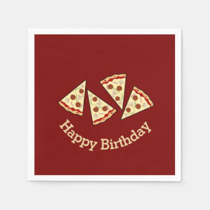 Pizza Slices Design Napkin