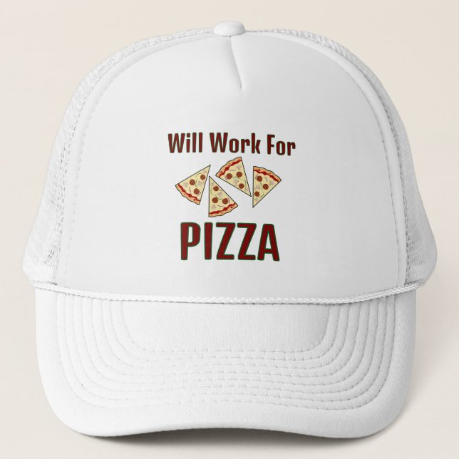 Pizza Slices Design  Trucker Hat (Front)