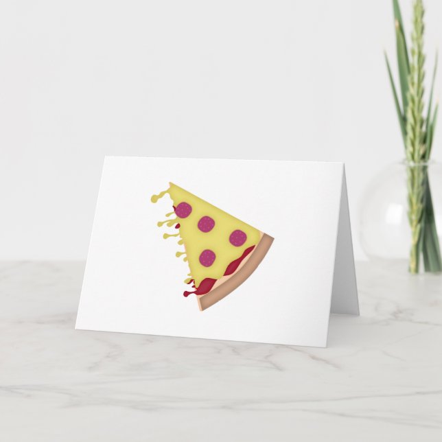 Pizza Slices Holiday Card (Front)