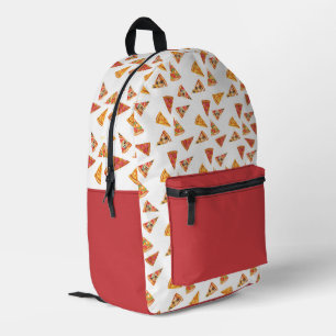 Pizza Slices  Printed Backpack