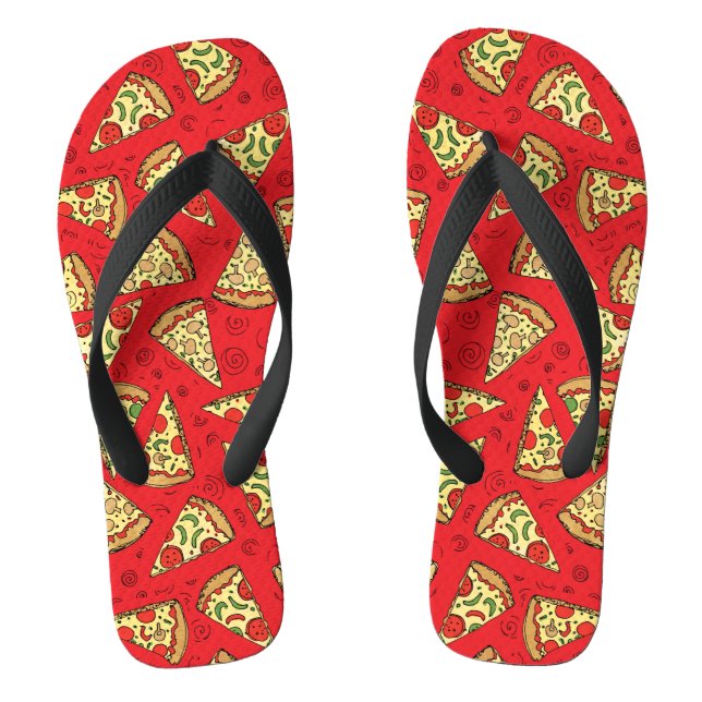 Pizza Slices Thongs (Footbed)