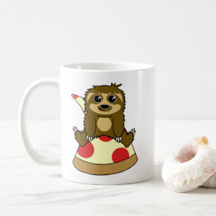 Pizza Sloth Coffee Mug