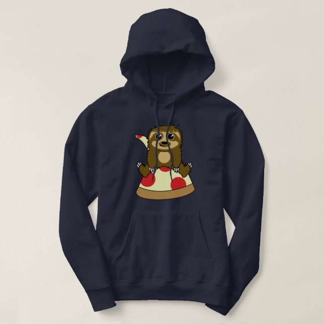 Pizza Sloth Hoodie (Design Front)