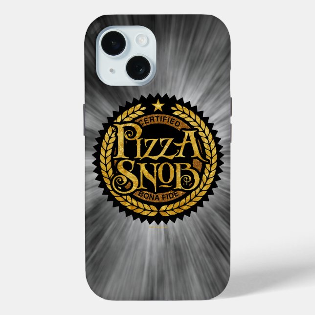 Pizza Snob - funny pizza lover Case-Mate iPhone Case (Back)