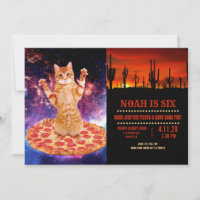 Pizza space cat