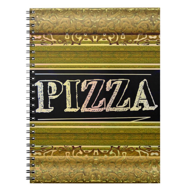 Pizza Spiral Notebook (Front)