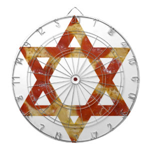 pizza star of david dartboard