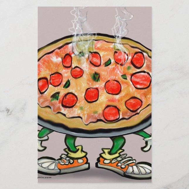 Pizza Stationery (Front)